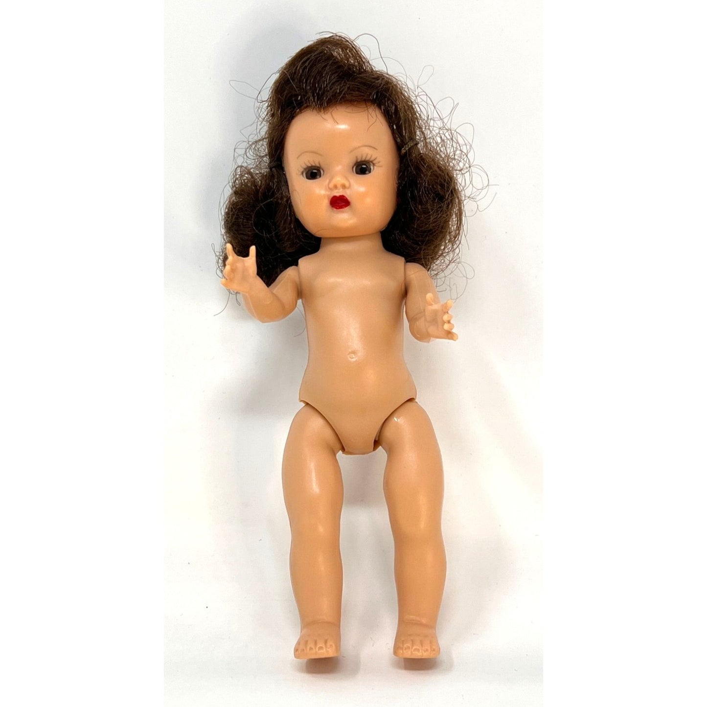 Muffie Doll Vintage 1950's Nancy Ann Storybook Strung Brunette California W/ Box
