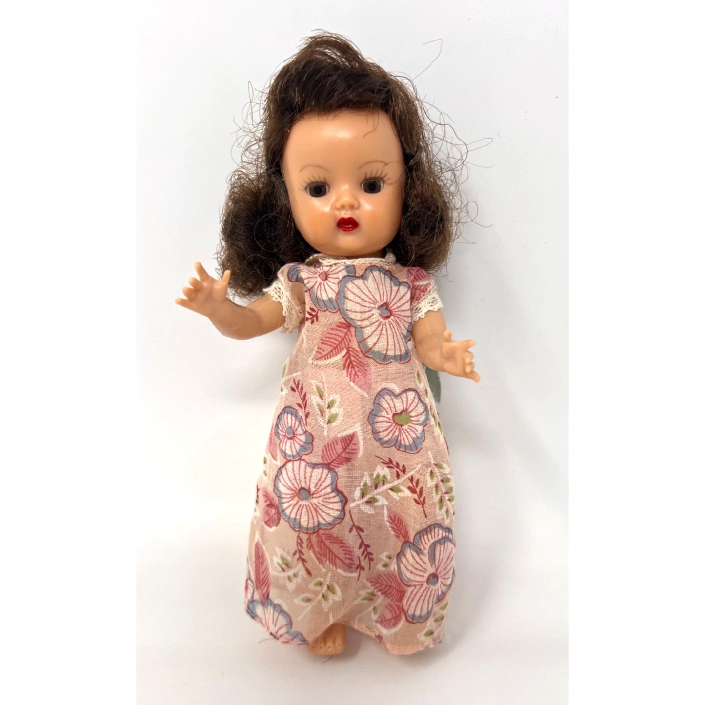 Muffie Doll Vintage 1950's Nancy Ann Storybook Strung Brunette California W/ Box