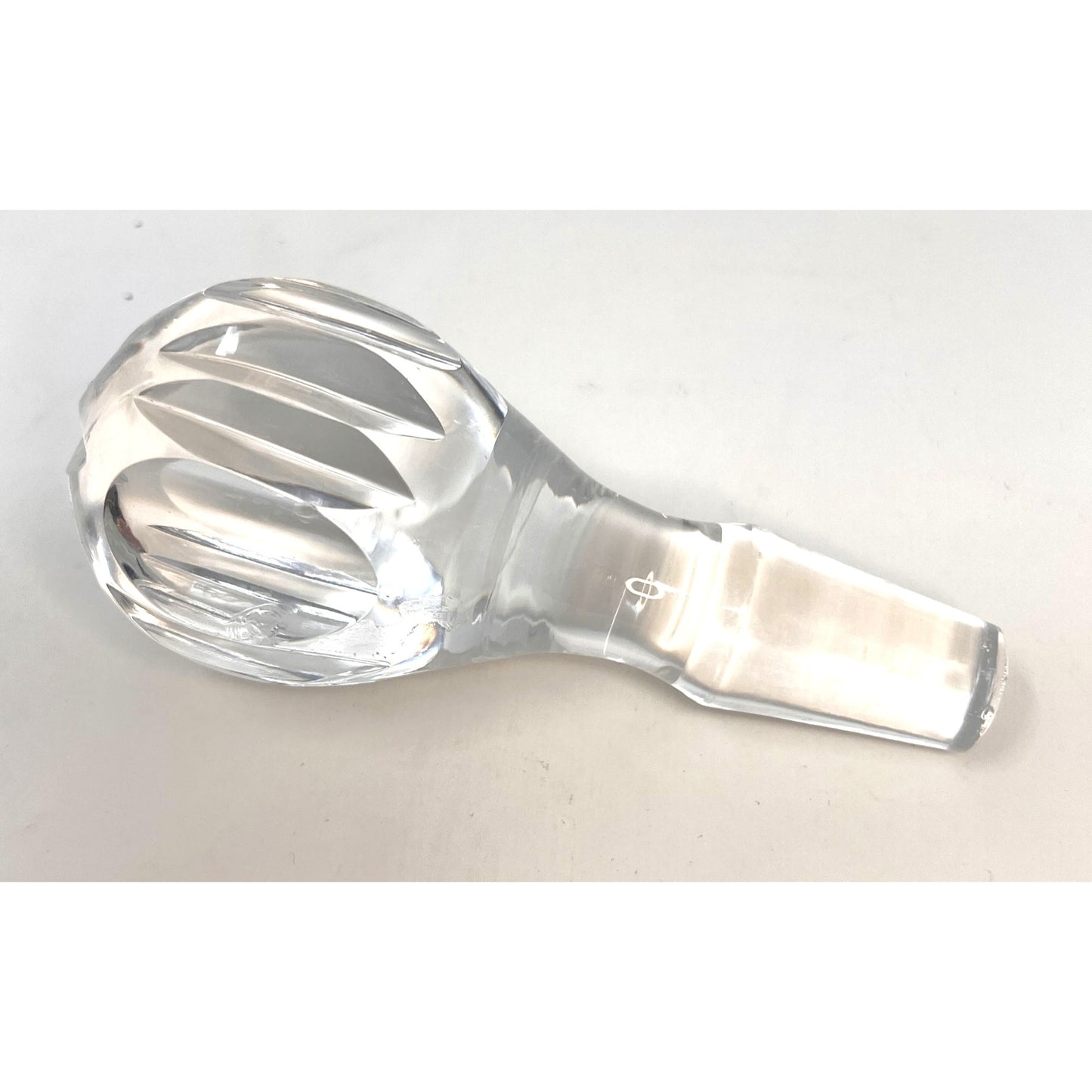 Vintage Hand-Cut Lead Crystal Decanter With Stopper Eleanor Pattern by American Cut Pinwheel Star